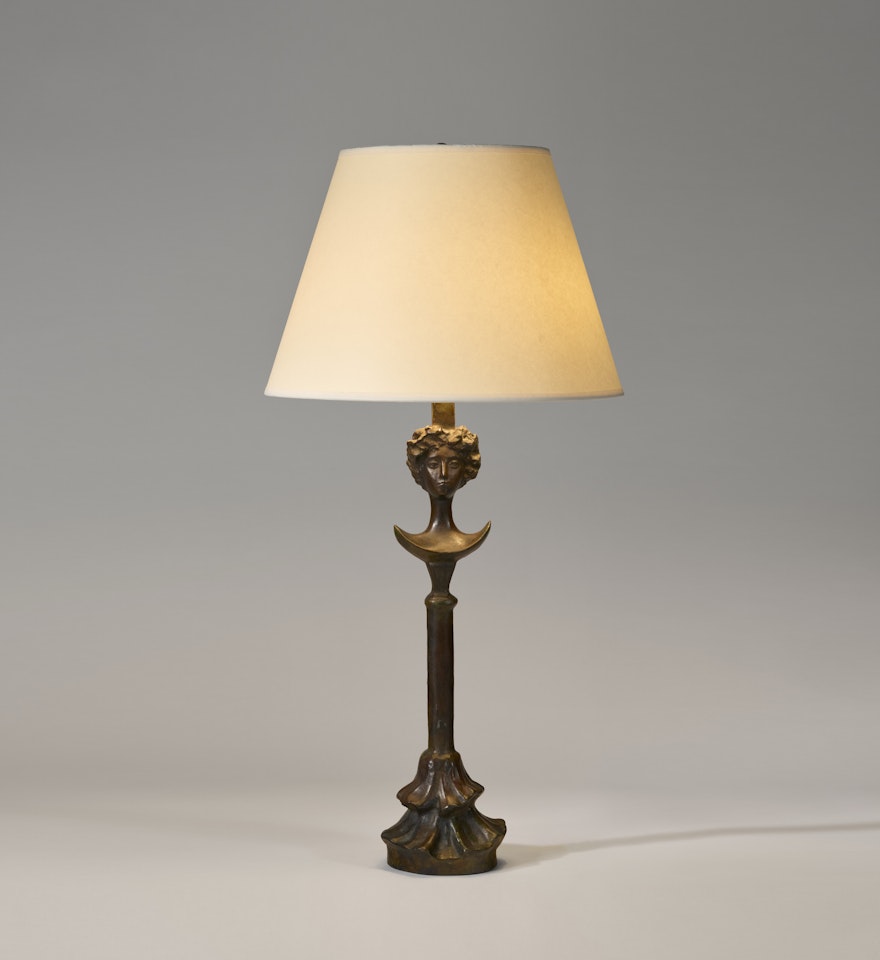 "Tête" Table Lamp by Alberto Giacometti