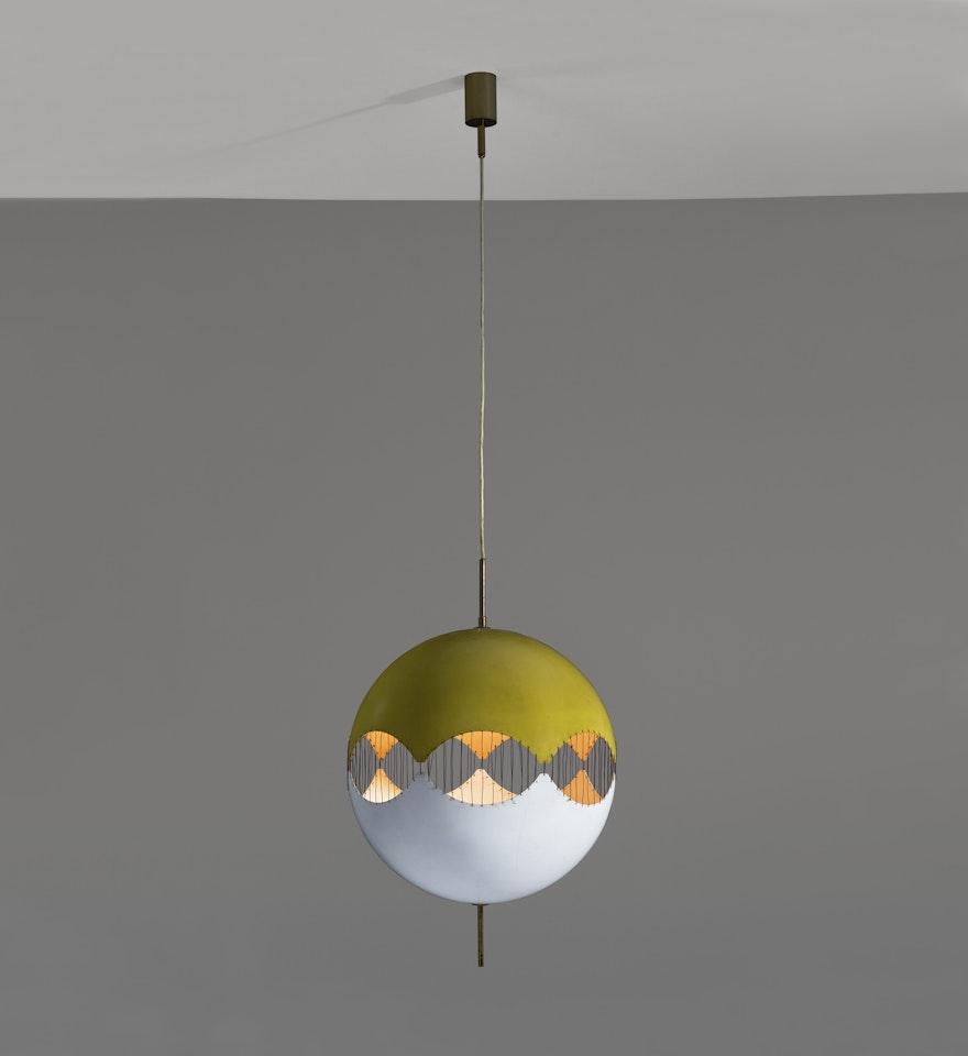 Unique "Urano" Ceiling Light by Ettore Sottsass, Jr.