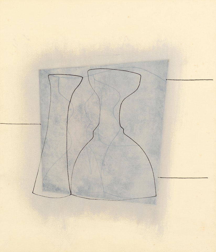 1970 (Goblet & Glass) by Ben Nicholson, O.M.