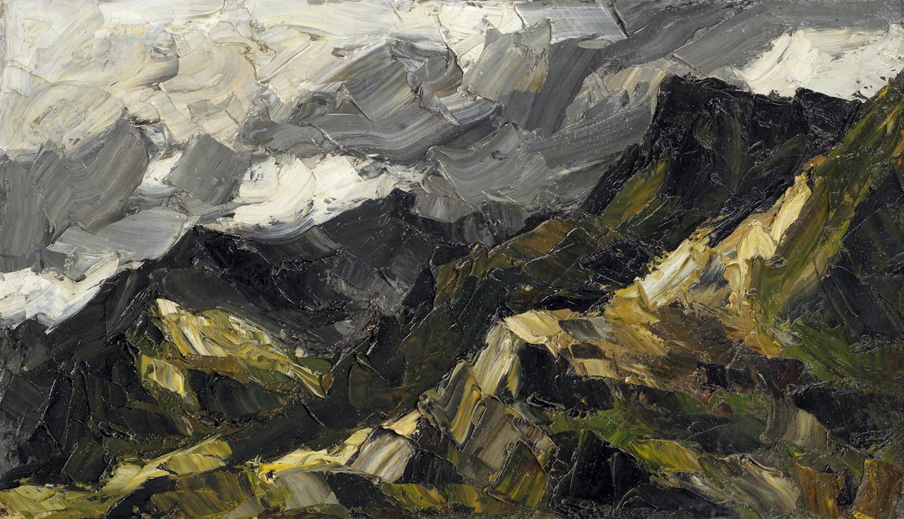 Snowdon by Kyffin Williams