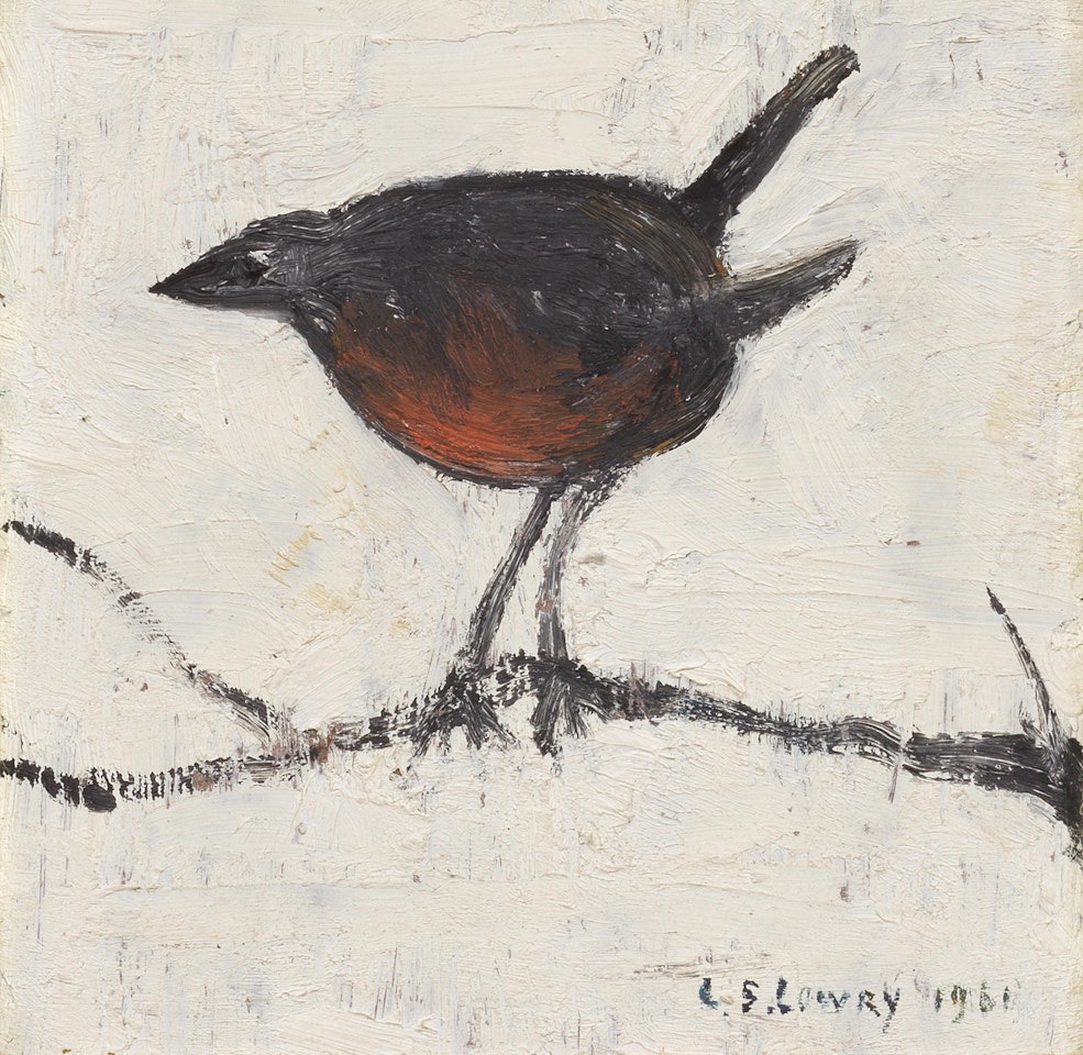 Bird Looking at Something by Laurence Stephen Lowry