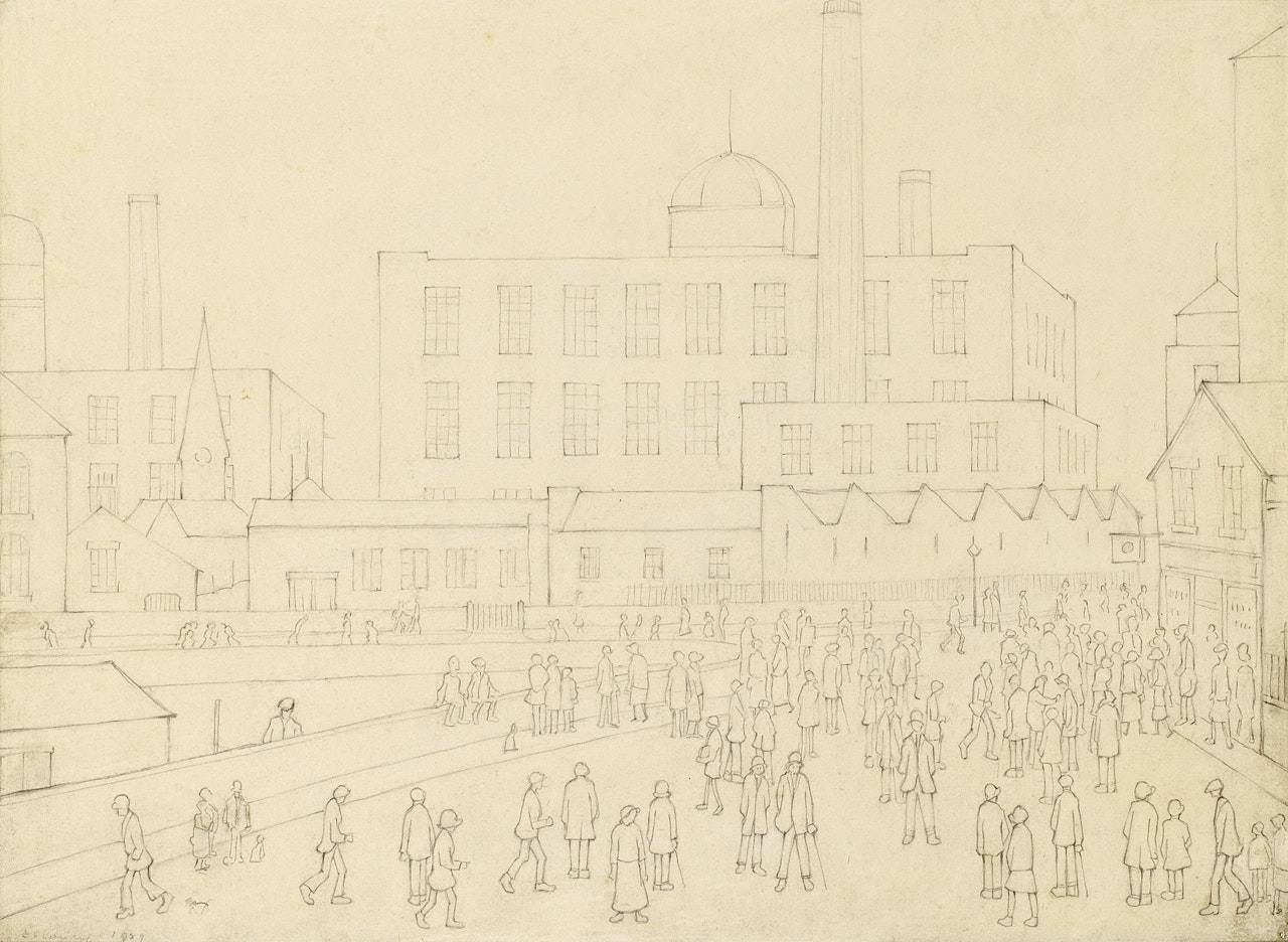 Spinning the Mill by Laurence Stephen Lowry