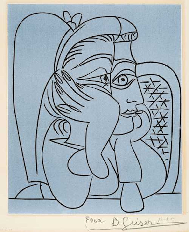 Portrait de Jacqueline accoudée by Pablo Picasso