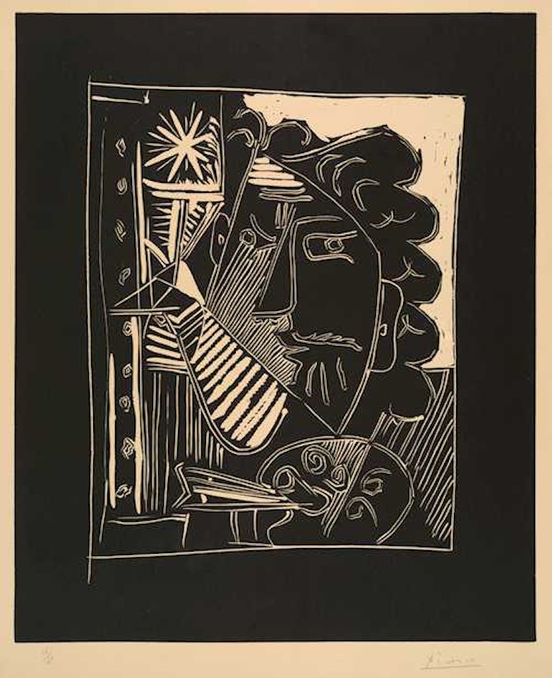 Peintre et sa toile by Pablo Picasso