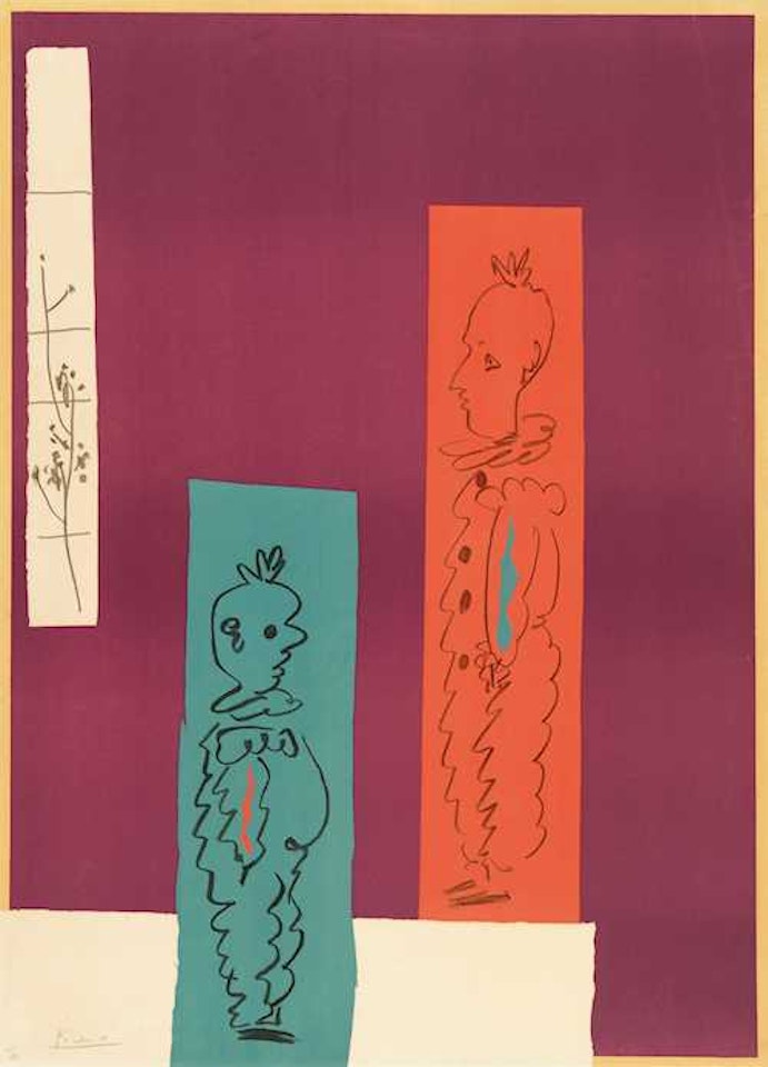 Deux Clowns by Pablo Picasso
