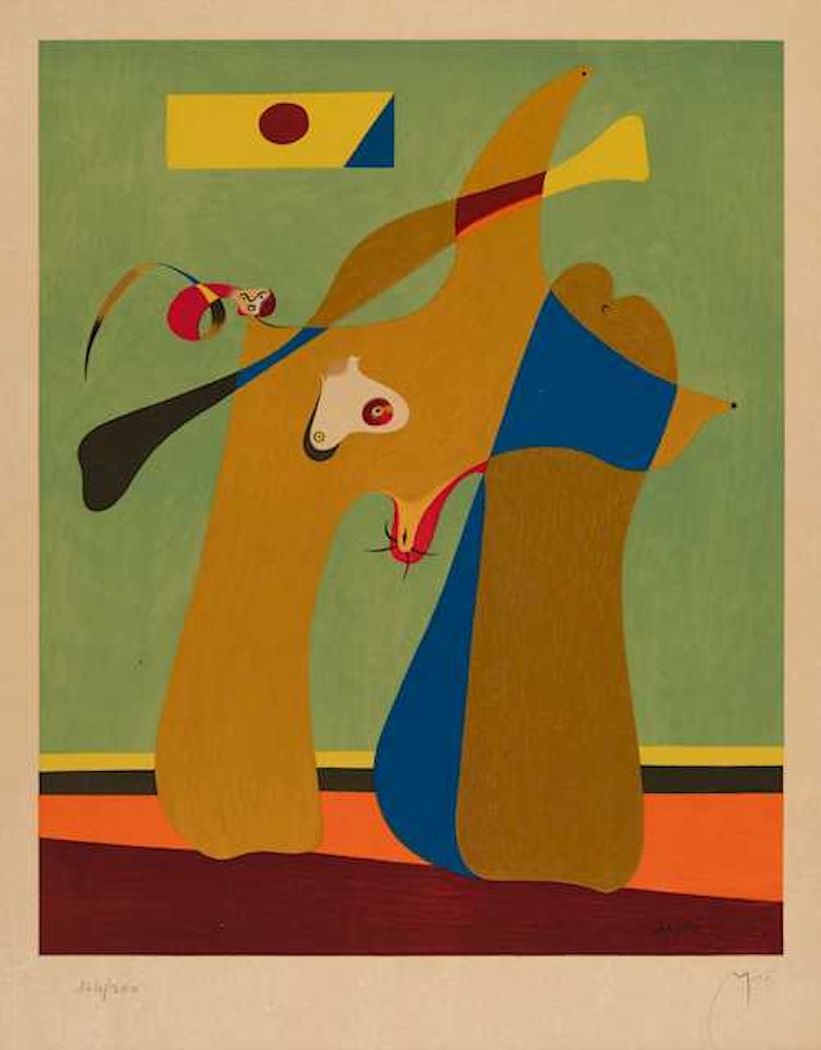 Une femme by Joan Miró