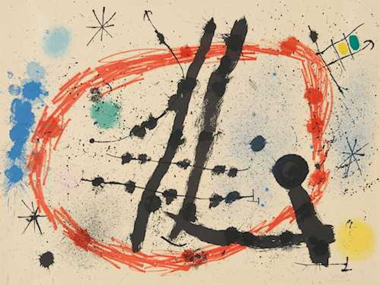Cercle Rompu by Joan Miró