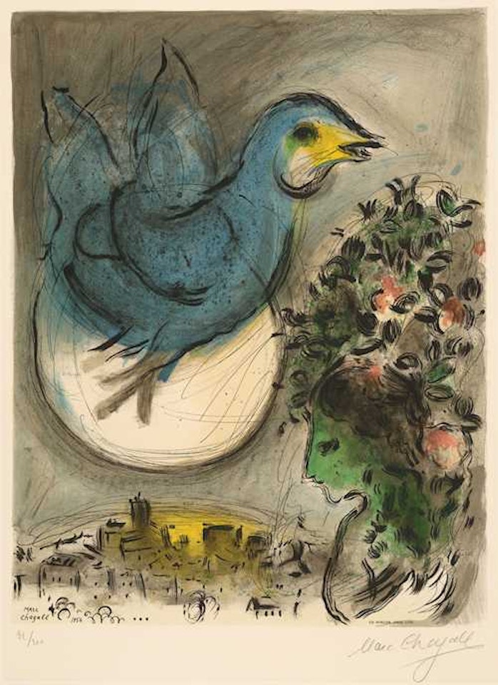 L"Oiseau Bleu by Marc Chagall