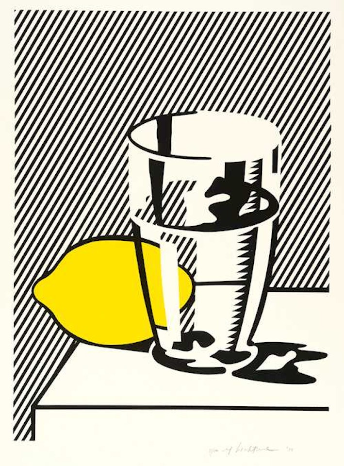 Untitled (Still Life with Lemon and Glass) by Roy Lichtenstein