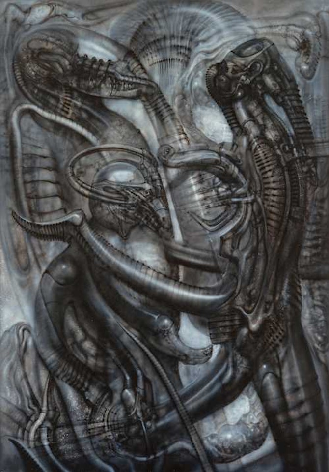 Biomechanische Landschaft by H.R. Giger