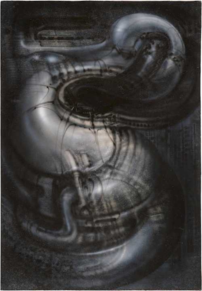 Biomechanische Landschaft by H.R. Giger