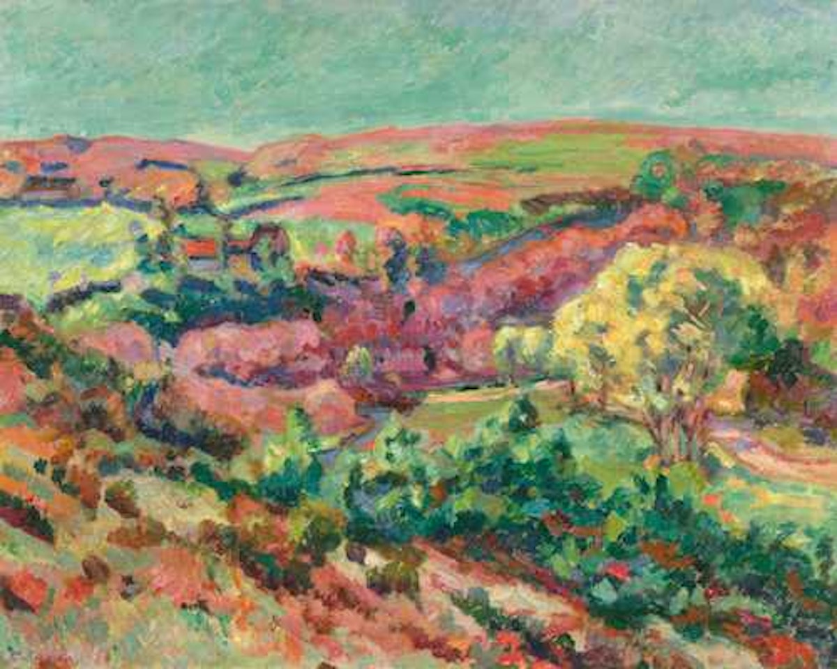 La côte face au pont Charraud by Armand Guillaumin