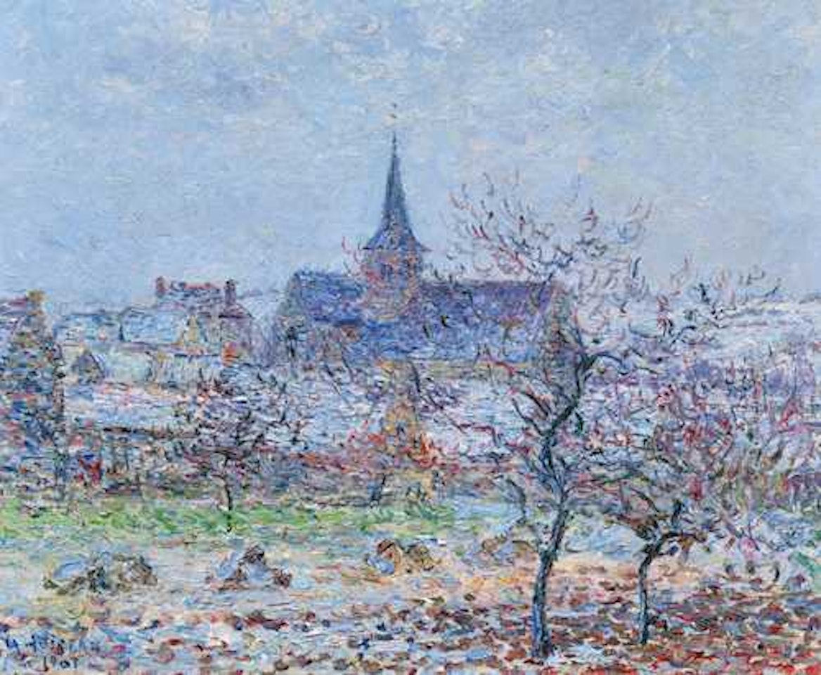 L"église de Bennecourt by Gustave Loiseau