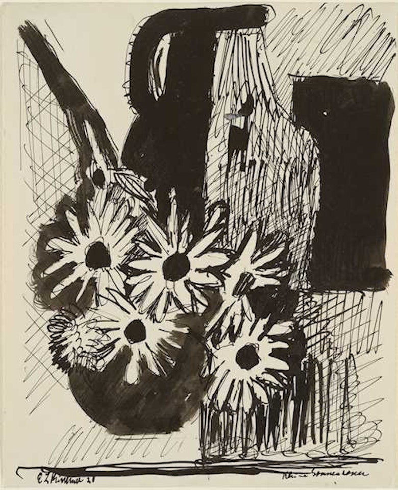 Kleine Sonnenrosen by Ernst Ludwig Kirchner