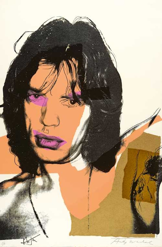 Mick Jagger by Andy Warhol