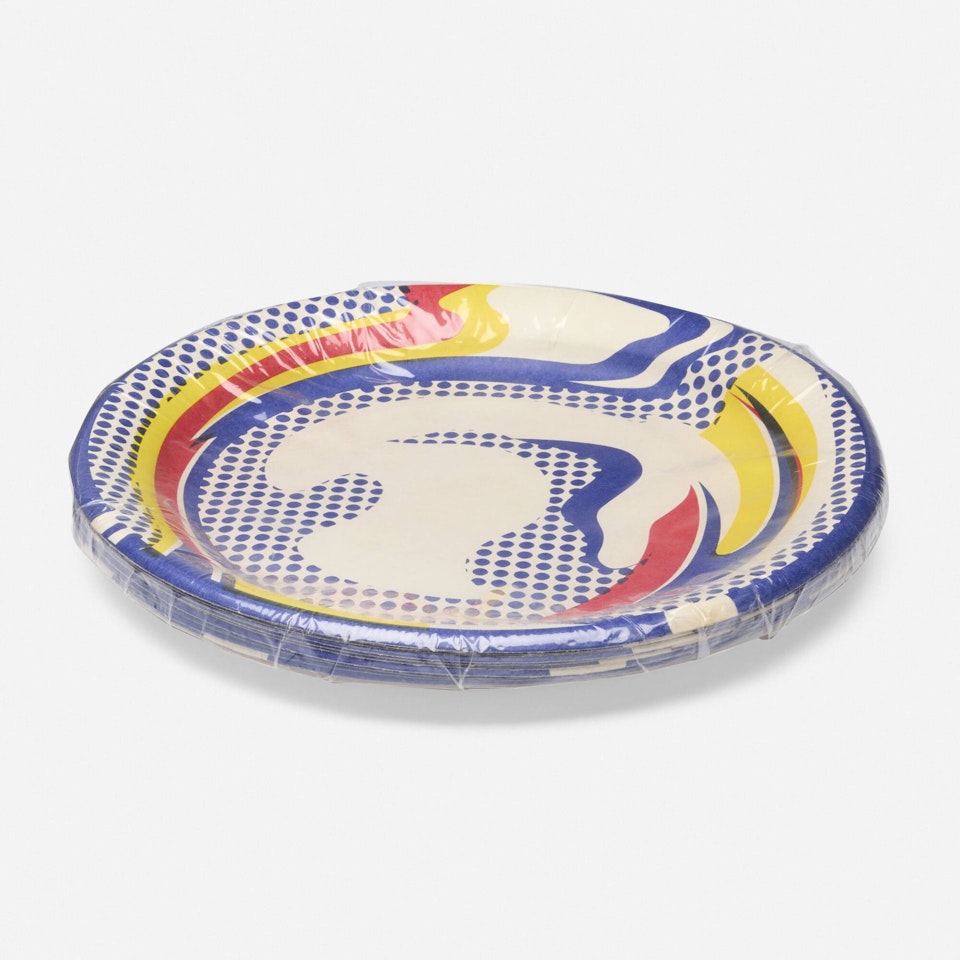 Paper plates (ten works) by Roy Lichtenstein