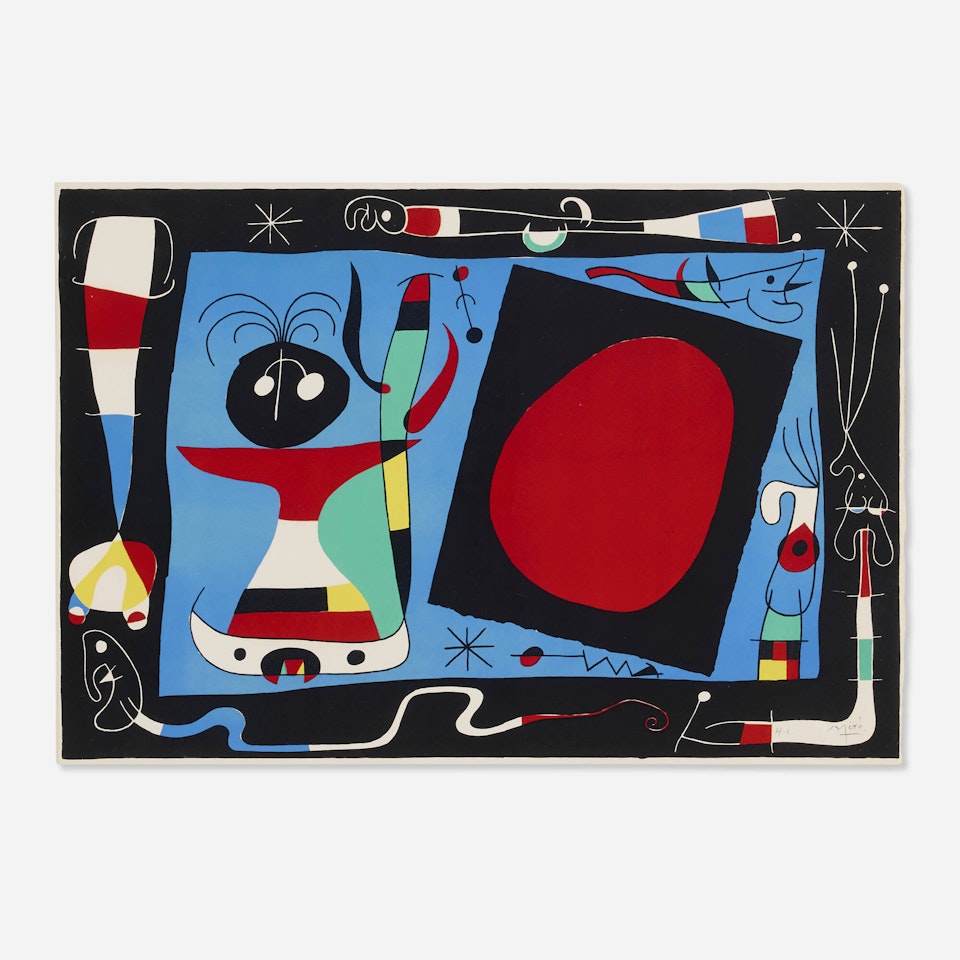 La femme au miroir by Joan Miró