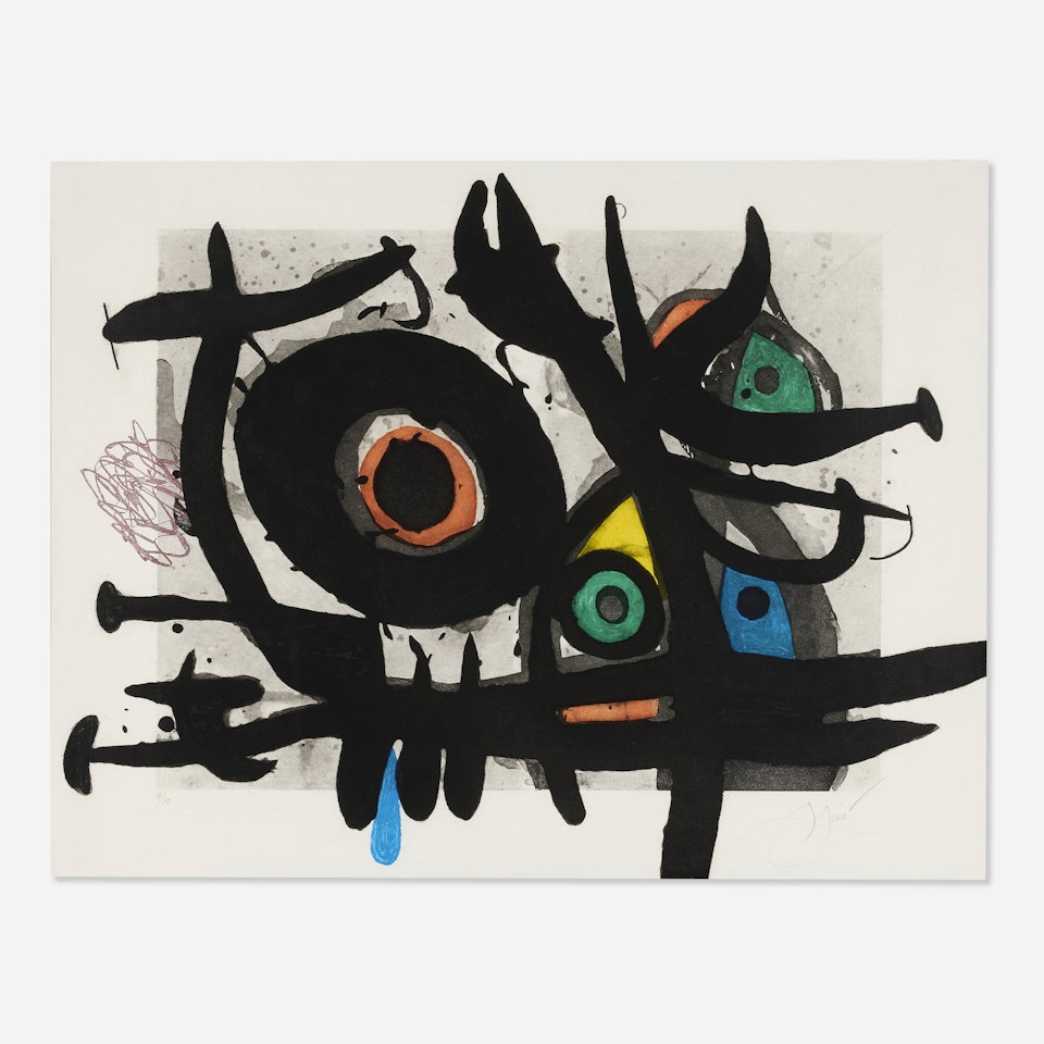L"oiseau destructeur by Joan Miró