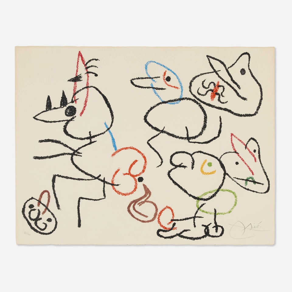 Untitled (from the Ubu aux Baléares portfolio) by Joan Miró