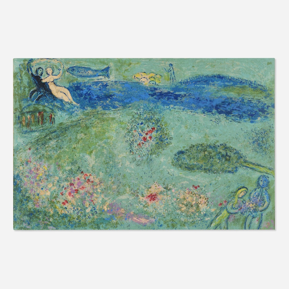 Le Verger (from the Daphnis et Chloé portfolio) by Marc Chagall