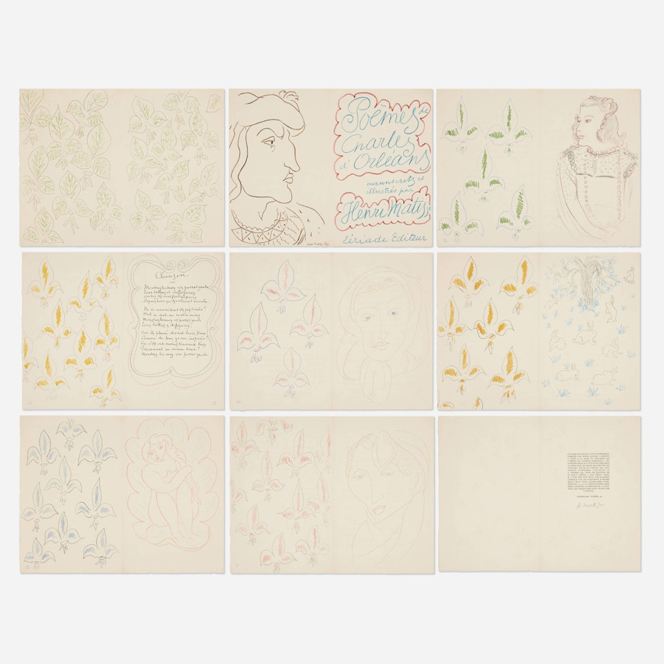 Poèmes de Charles D"Orléans by Henri Matisse