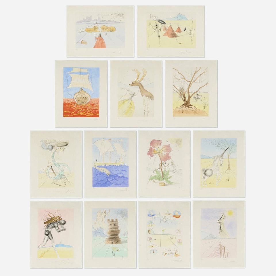 Twelve Tribes of Israel by Salvador Dali
