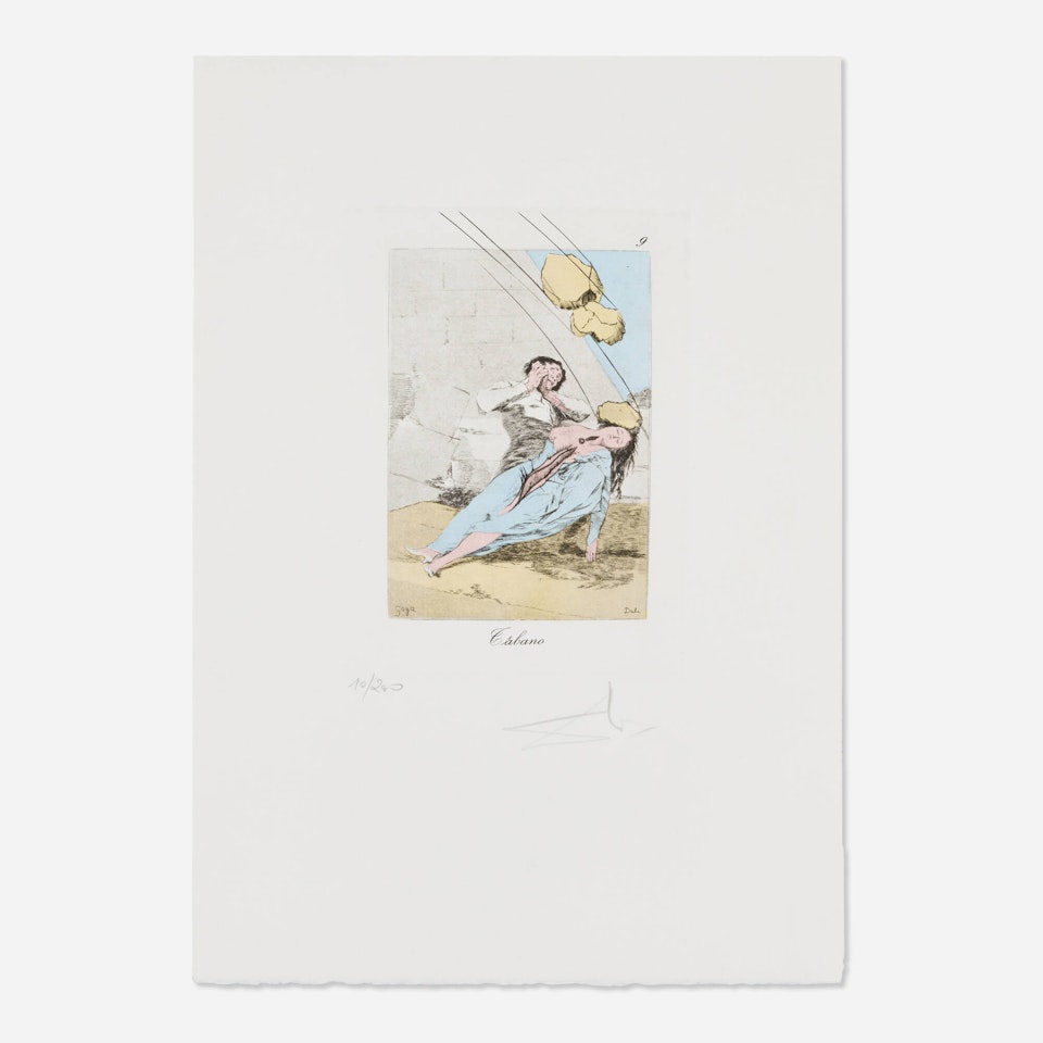 Tábano (from the Les Caprices de Goya de Dalí portfolio) by Salvador Dali