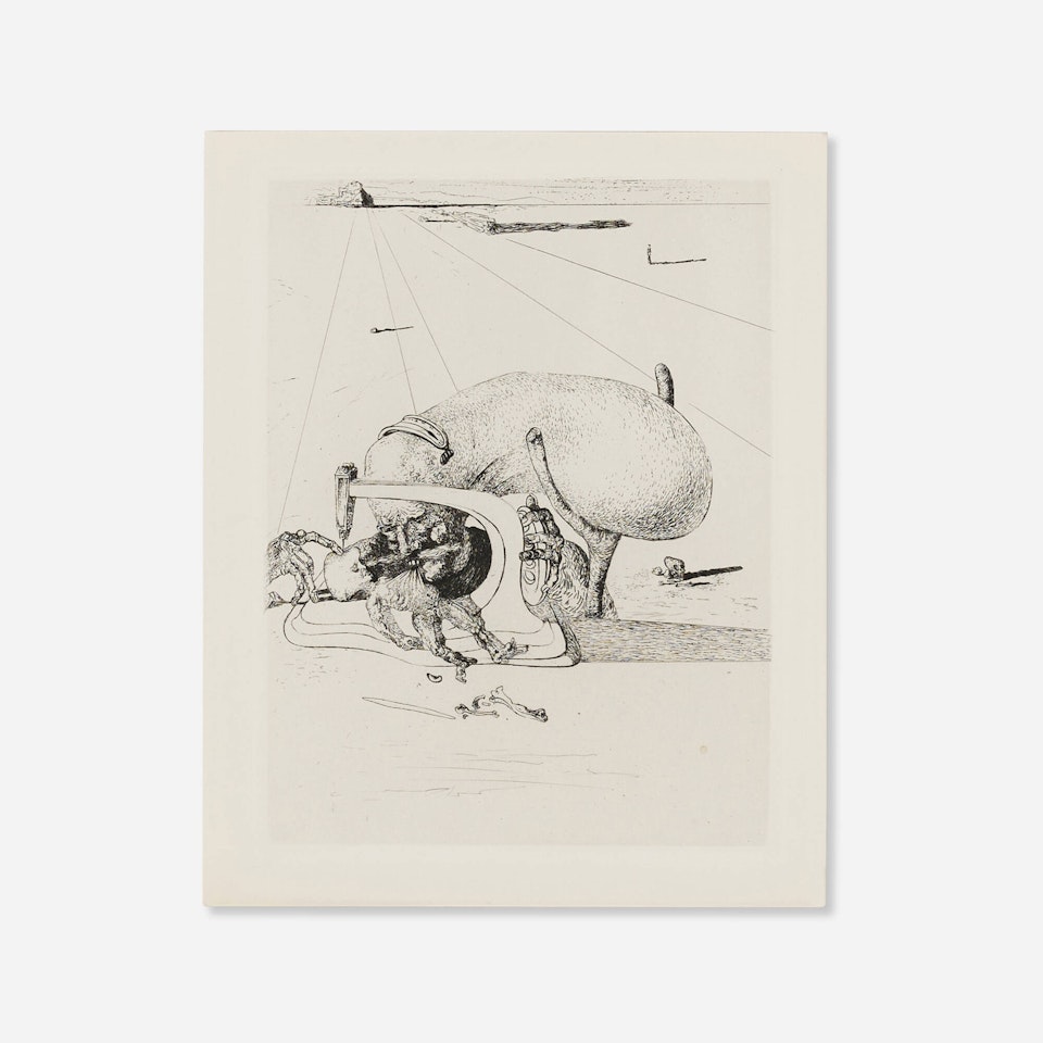 Untitled (from the Les Chants de Maldoror portfolio) by Salvador Dali