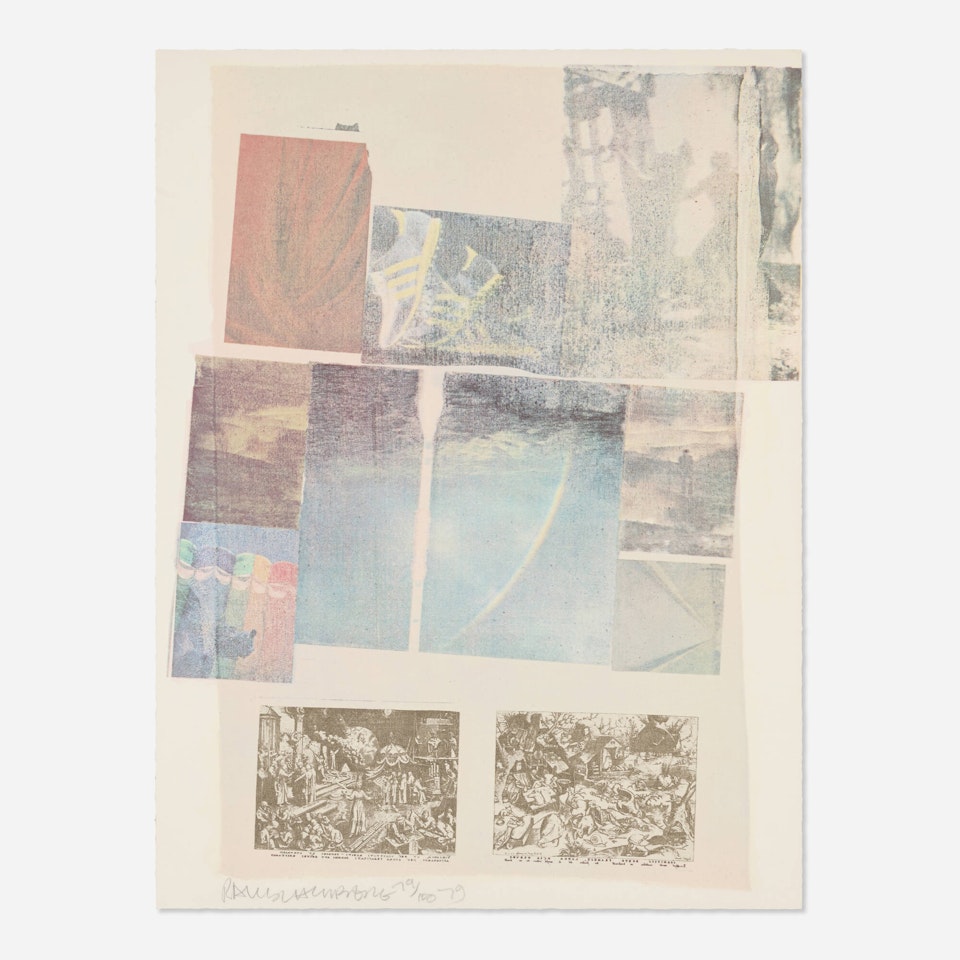 People Have Enough Trouble Without Being Intimidated By An Artichoke by Robert Rauschenberg