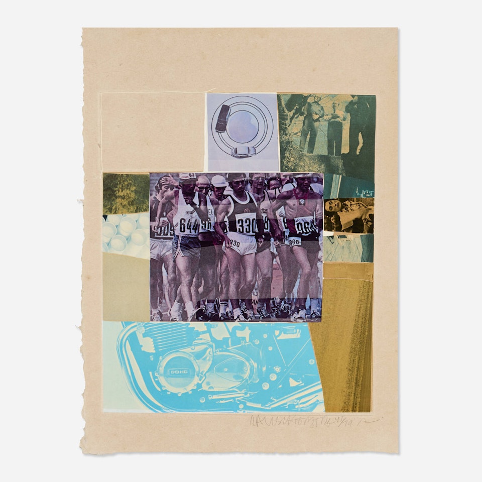 Horsefeathers Thirteen-VIII (from the Horsefeathers Thirteen series) by Robert Rauschenberg