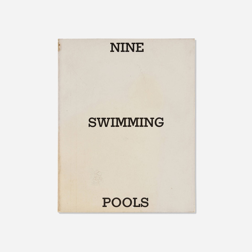 Nine Swimming Pools and a Broken Glass by Ed Ruscha
