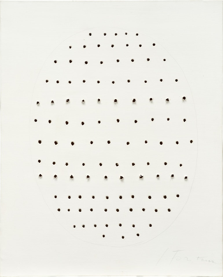 Concetto spaziale by Lucio Fontana