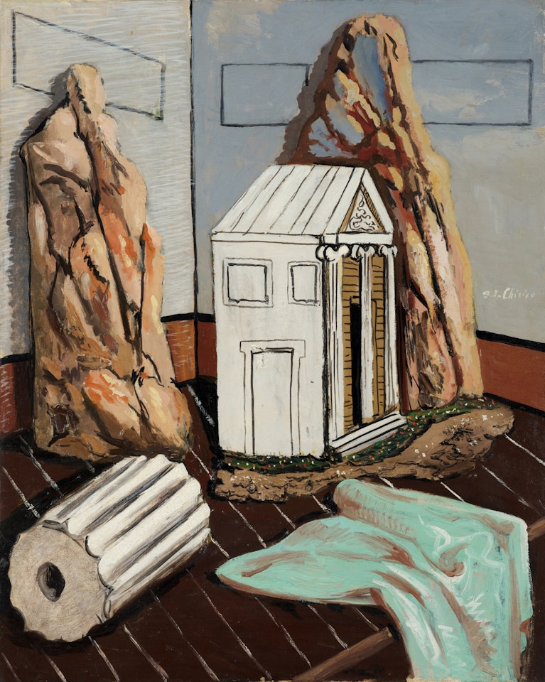 Tempio in una stanza by Giorgio de Chirico