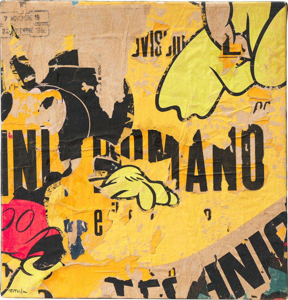 Topolino in Tecnicolor by Mimmo Rotella