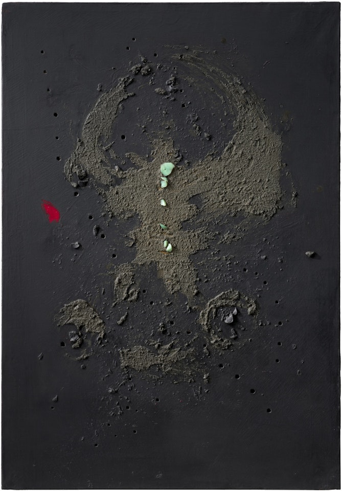 [Concetto spaziale] by Lucio Fontana