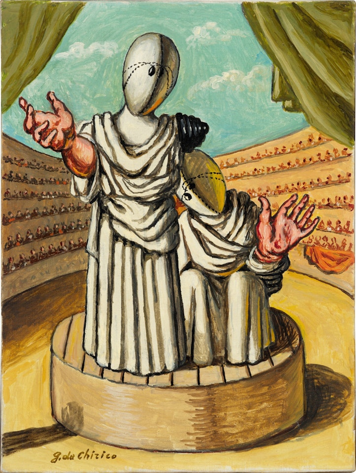 La commedia e la tragedia by Giorgio de Chirico