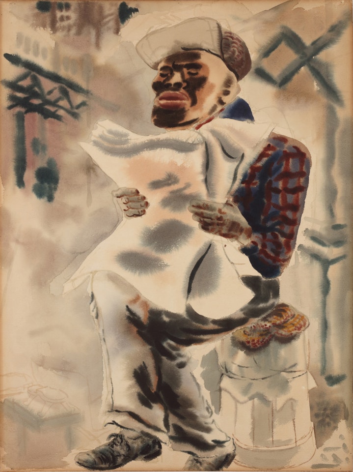 New York Street Scene by George Grosz