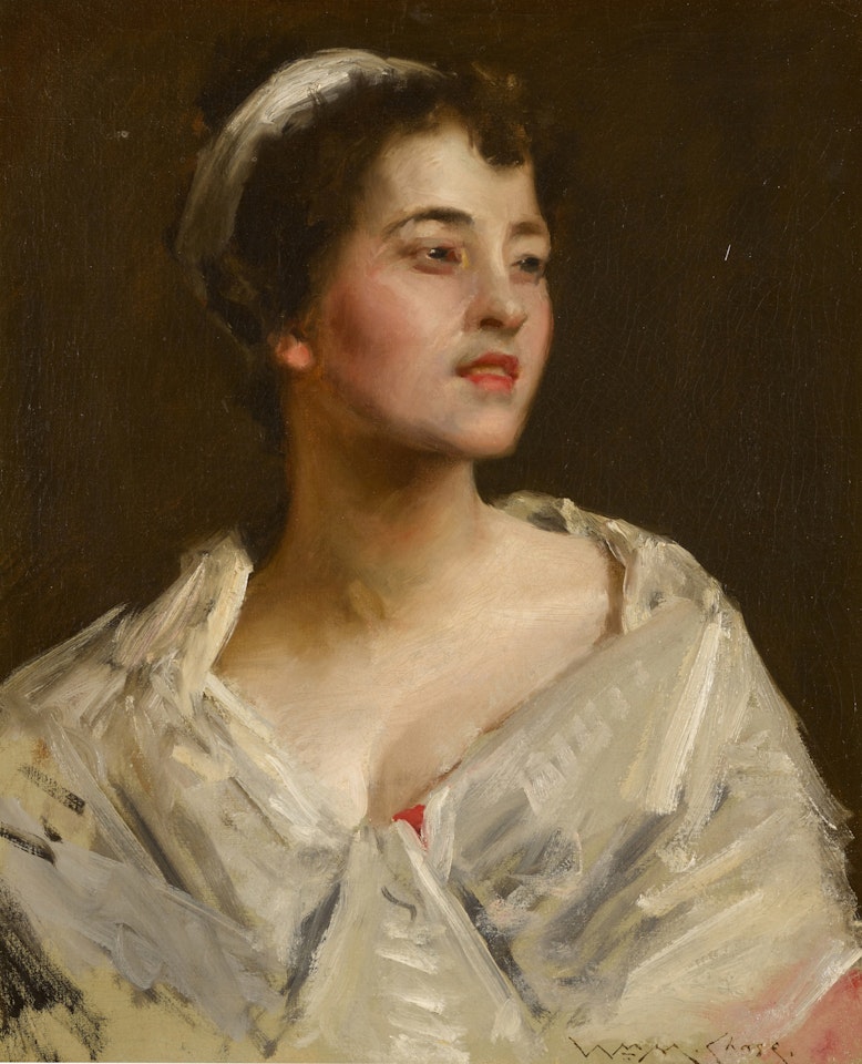 A Japanese Lady by William Merritt Chase