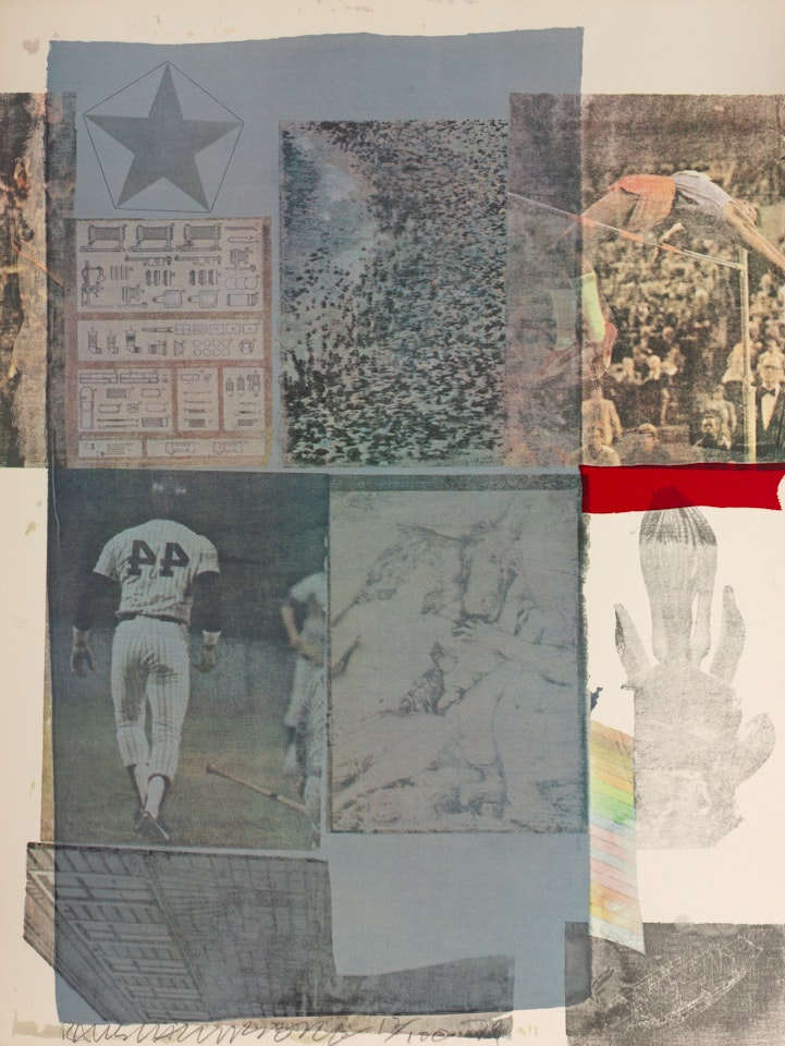 Back out (from: Suite of Nine Prints) by Robert Rauschenberg