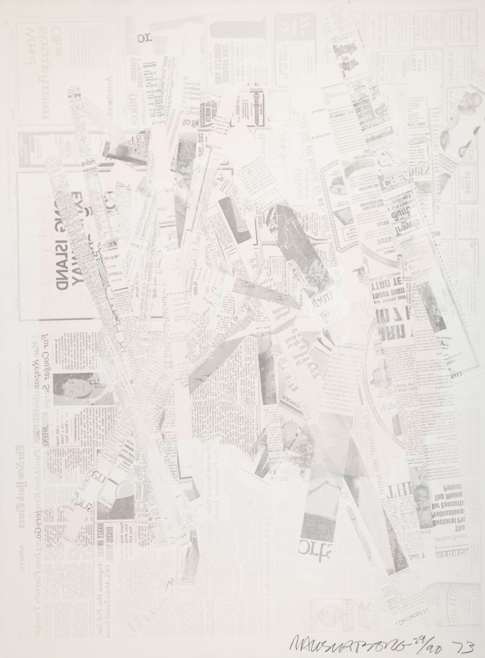Untitled (from: Hommage à Picasso) by Robert Rauschenberg