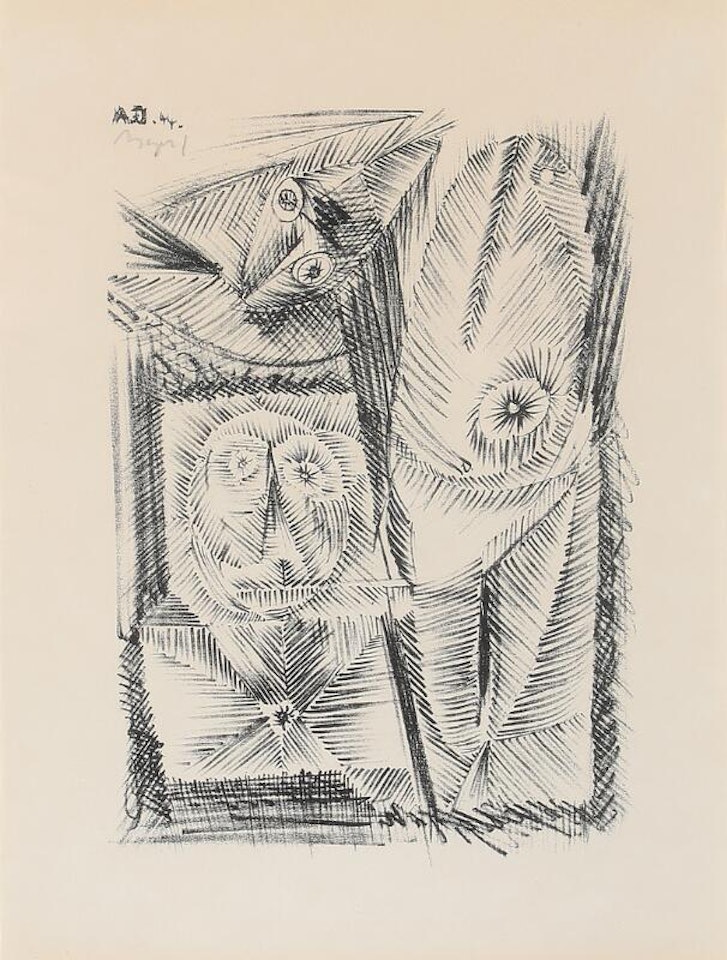 Untitled. From the portfolio “Grafik og Lyrik” by Asger Jorn