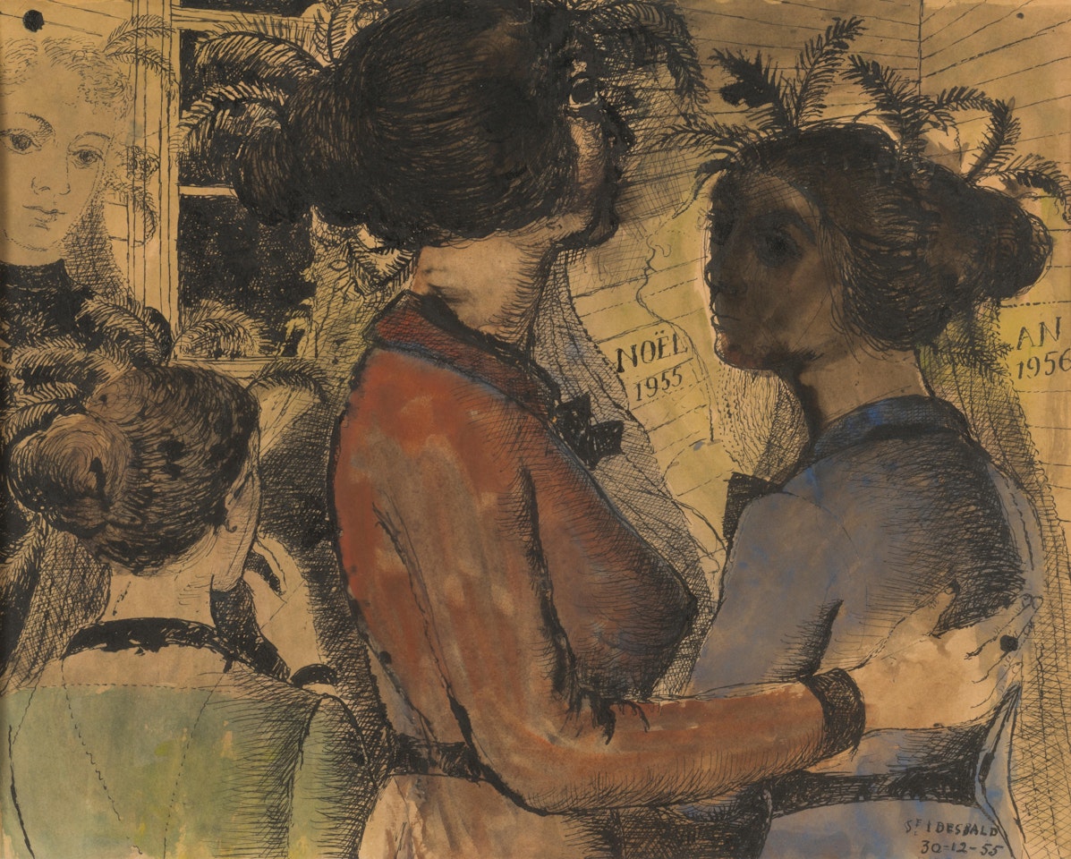 Sans titre (Quatre femmes) by Paul Delvaux