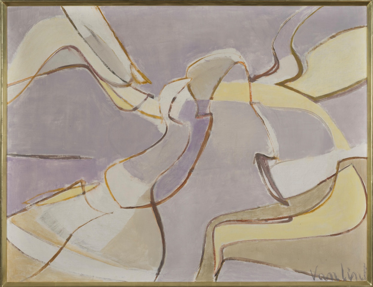 Graphismes sur fond gris by Louis van Lint