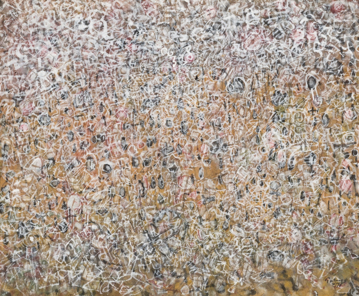 Composition abstraite by Mark Tobey