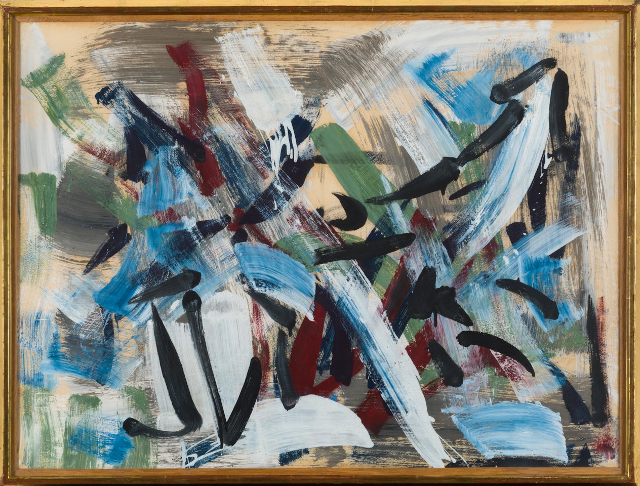 Au repos by Jean-Paul Riopelle