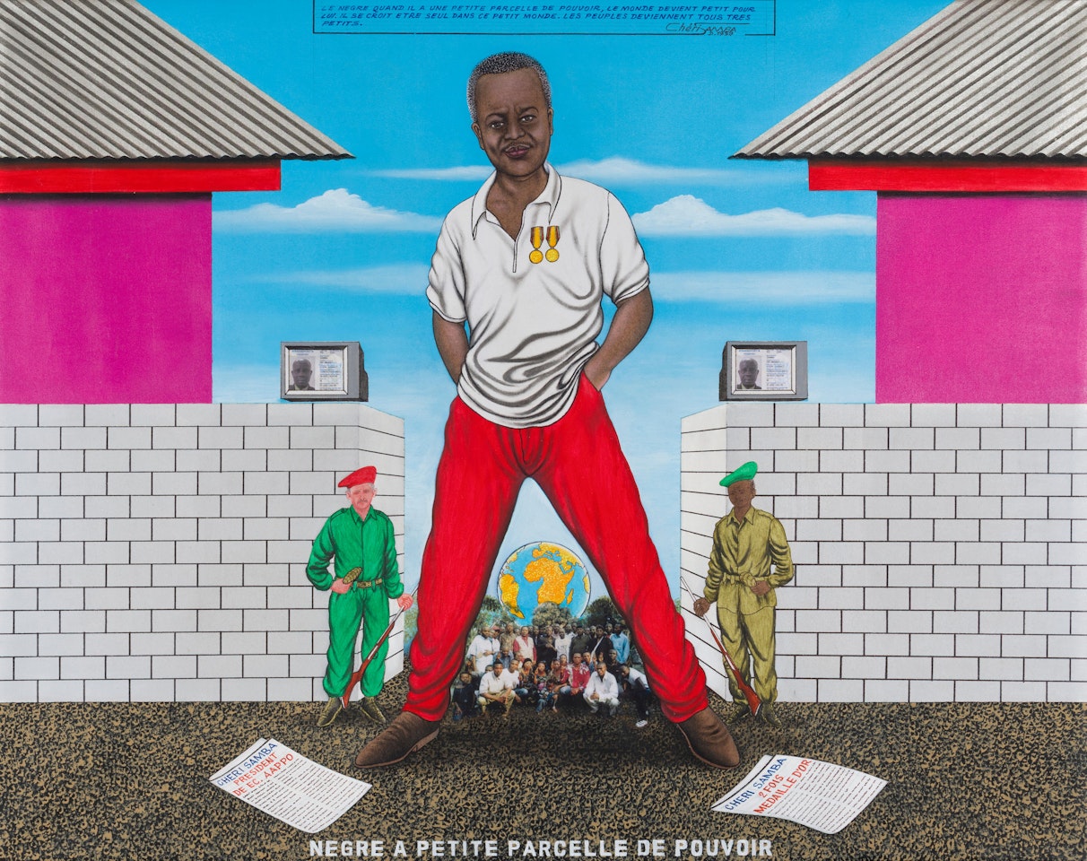 Nègre à petite parcelle de pouvoir by Chéri Samba