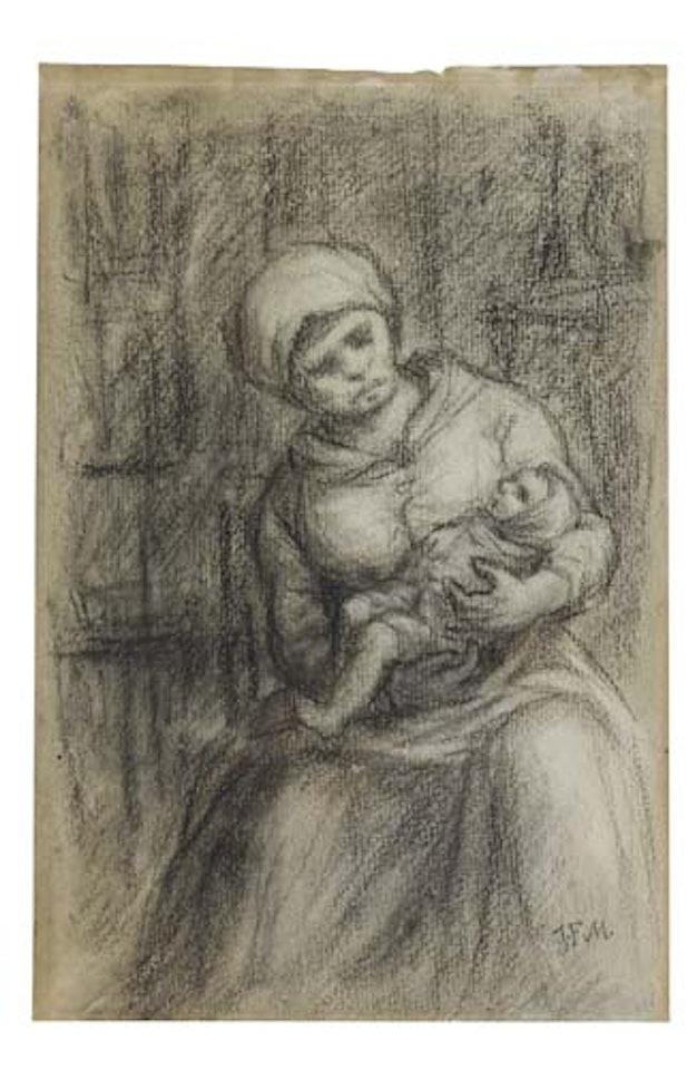 Mère et enfant by Jean-François Millet