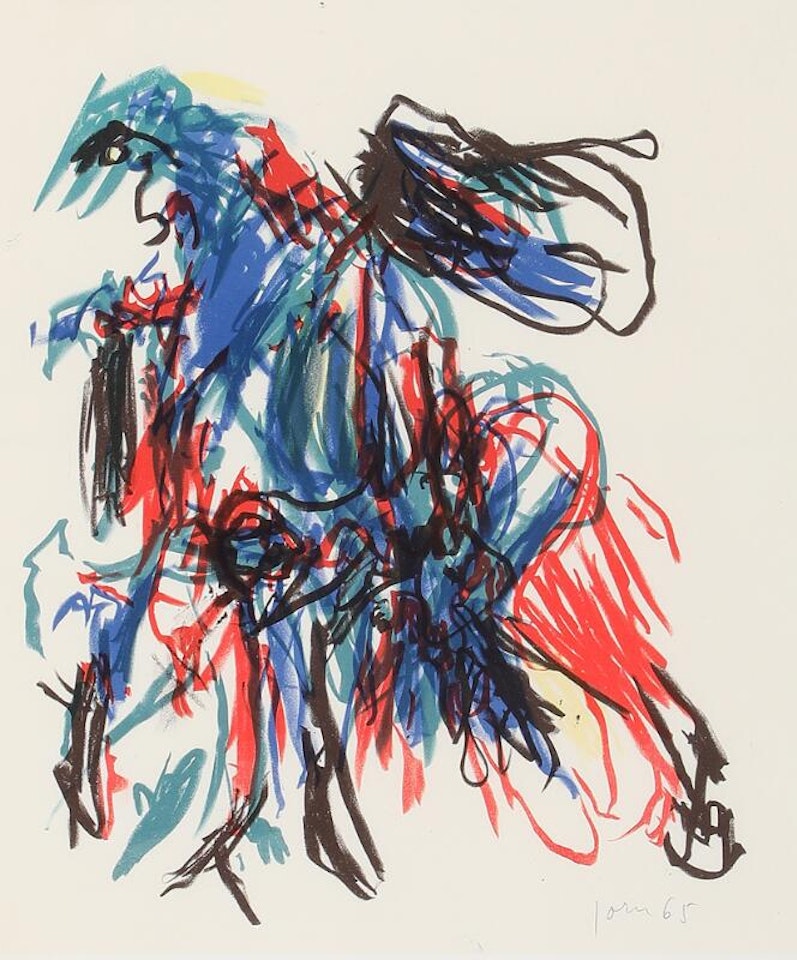 Two compositions by Asger Jorn
