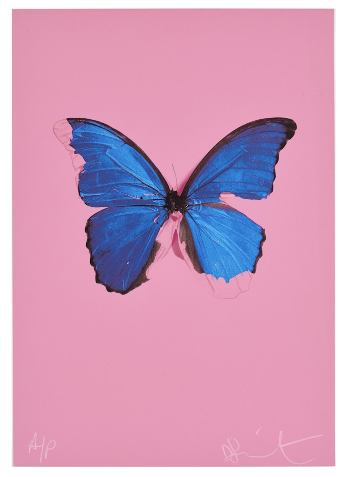 Blue Butterfly, from In The Darkest Hour There May Be Light by Damien Hirst