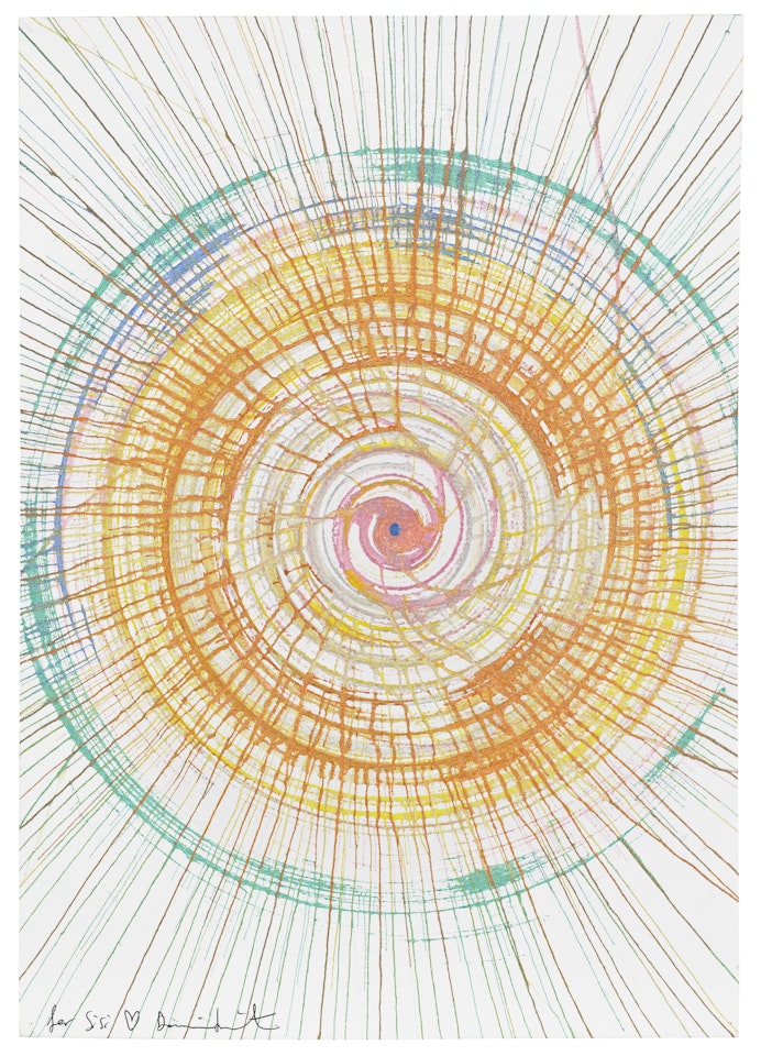 Untitled (Spin Painting) by Damien Hirst